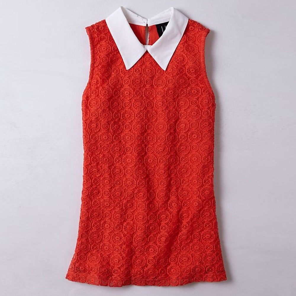LIV Brixham lace tank with collar